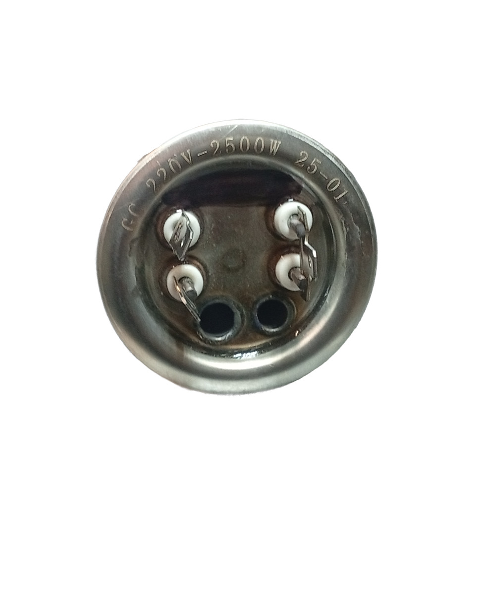 ТЭН для водонагревателя Thermex, RF 2500W/230V, медь, фланец 64мм, под клеммы, 200мм, 30855, 007912
